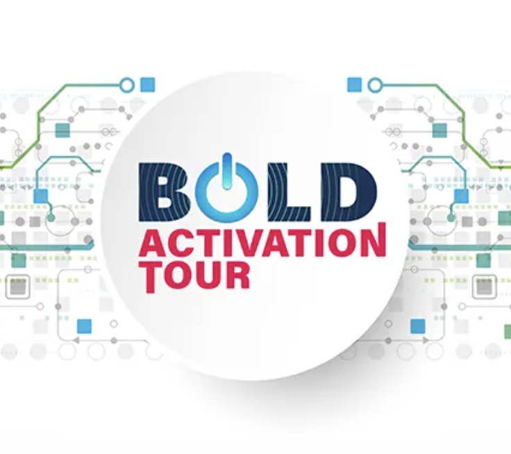 BOLD Activation Tour — event identity design