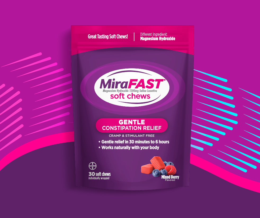 MiraFAST brand launch packaging design