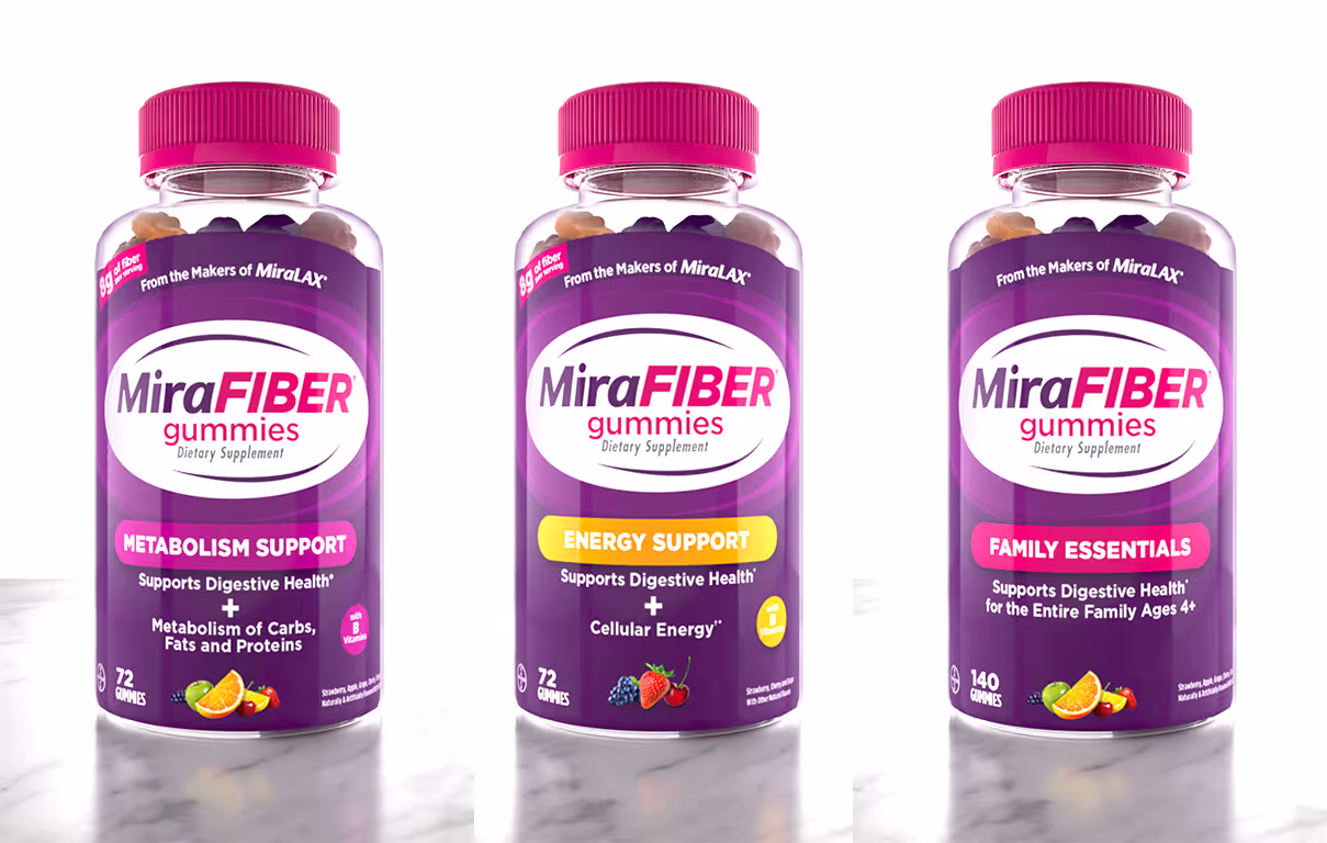 MiraFIBER product line packaging