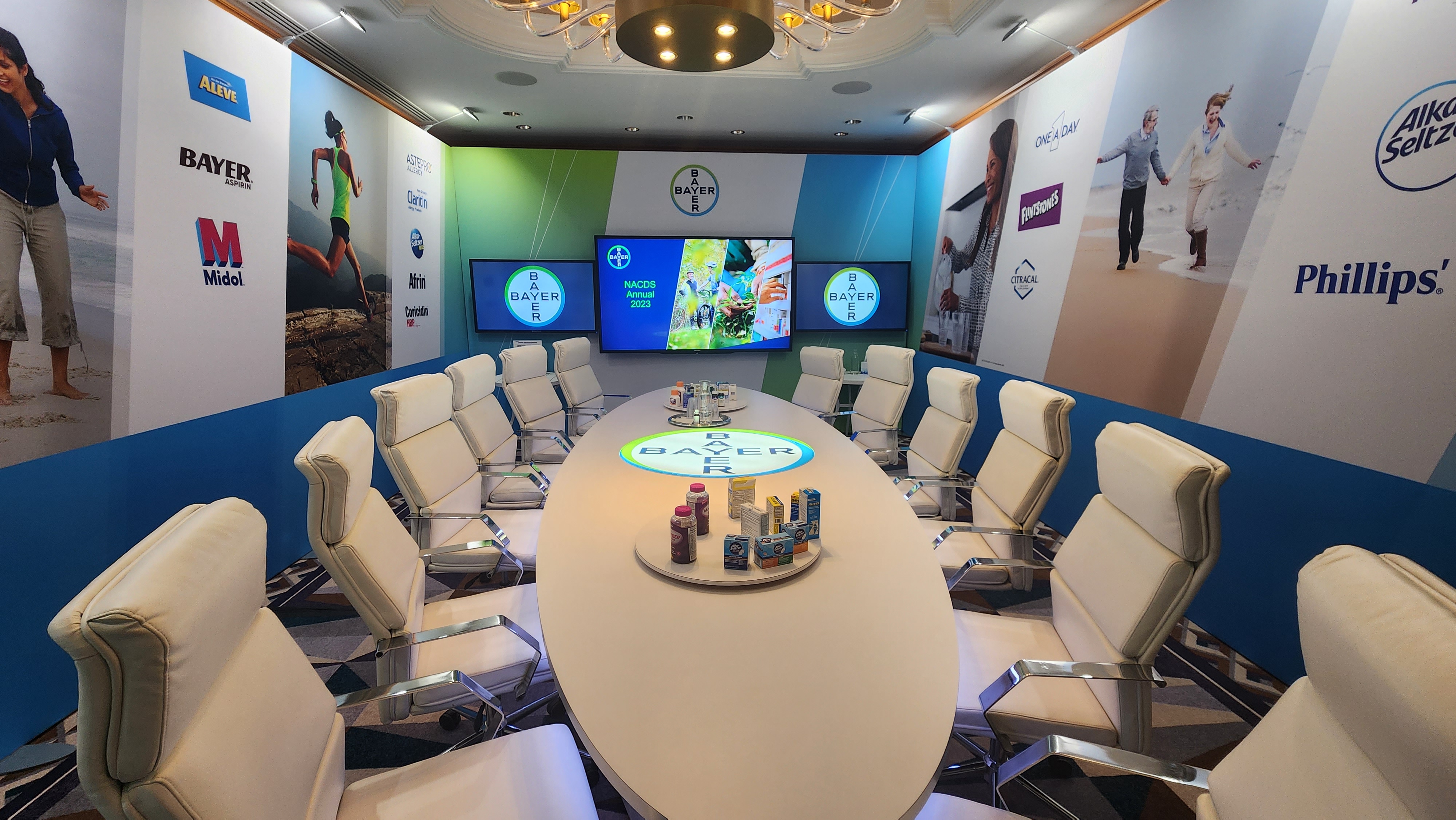 NACDS 2023 Annual Meeting — wider angle showing 360-degree branded environment